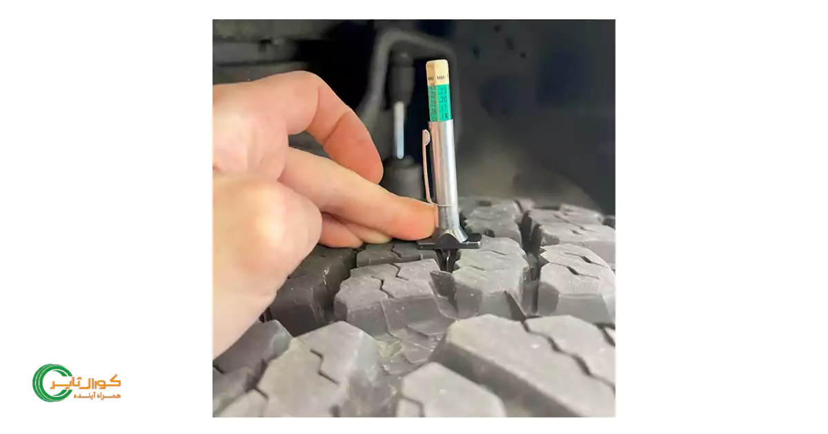 به عمق آج لاستیک کارکرده کامیون دقت کنید